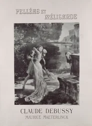 Frontyspis do „Pelleas i Melisande”, Claude Debussy (1862-1918) i Maurice Maeterlinck (1862-1949)